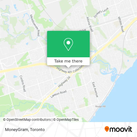 MoneyGram map