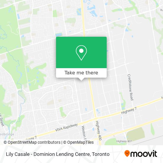 Lily Casale - Dominion Lending Centre map