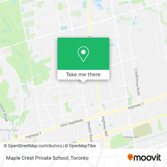 Maple Crest Private School map