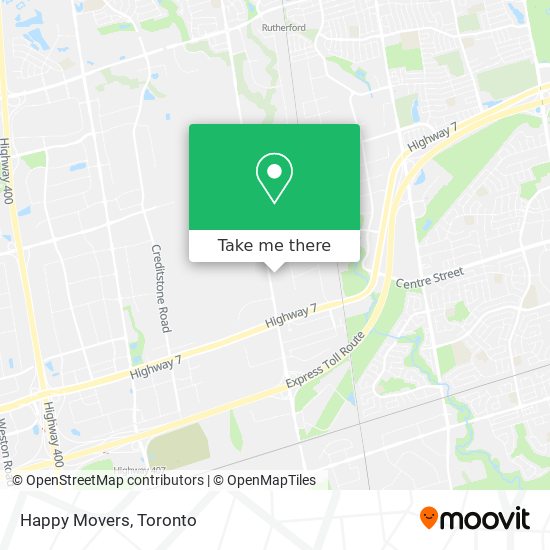 Happy Movers map
