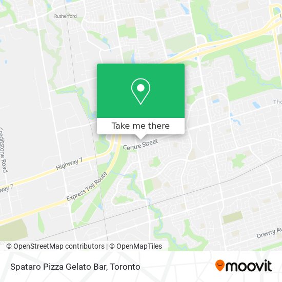 Spataro Pizza Gelato Bar map