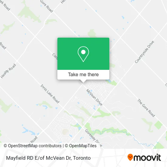 Mayfield RD E/of McVean Dr map