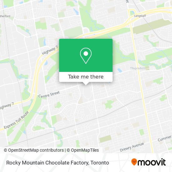 Rocky Mountain Chocolate Factory map