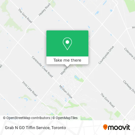 Grab N GO Tiffin Service map