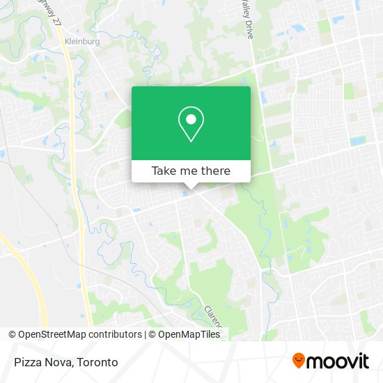 Pizza Nova map