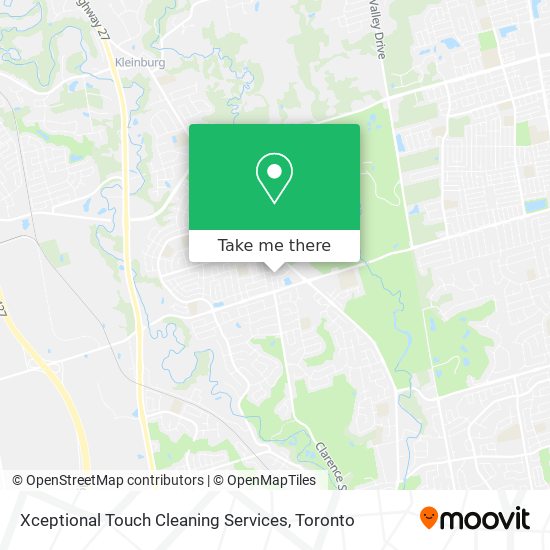 Xceptional Touch Cleaning Services map