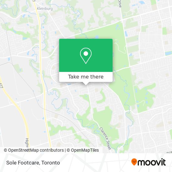 Sole Footcare map