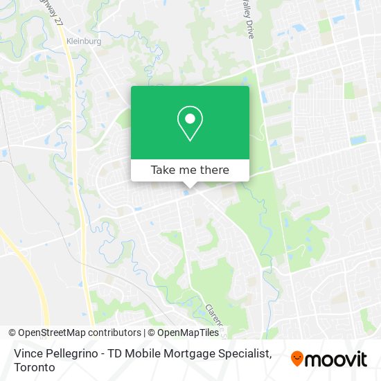 Vince Pellegrino - TD Mobile Mortgage Specialist map