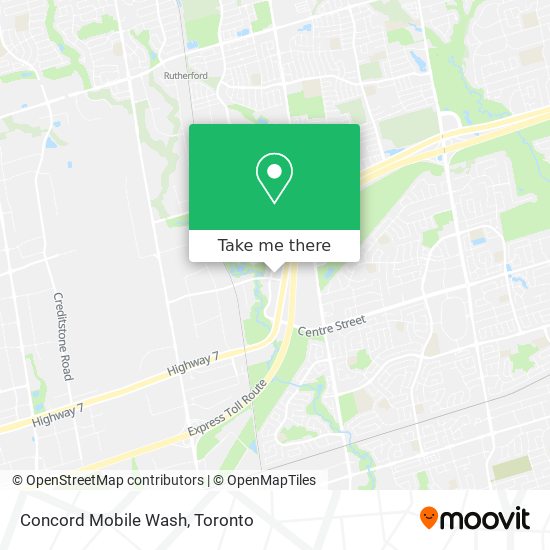 Concord Mobile Wash map