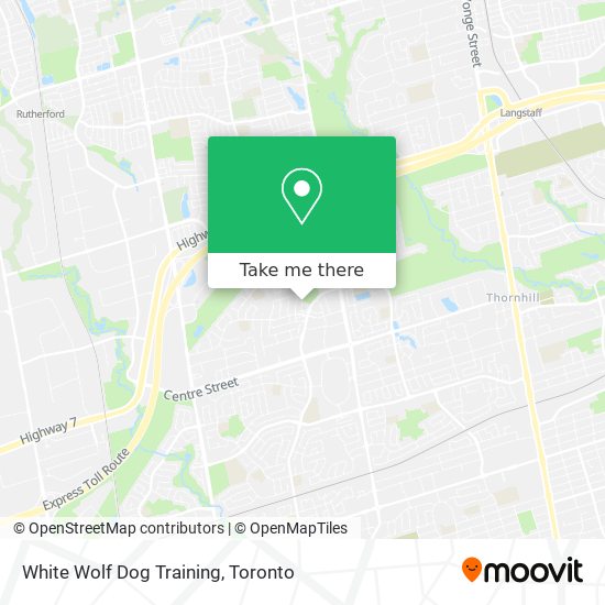 White Wolf Dog Training map