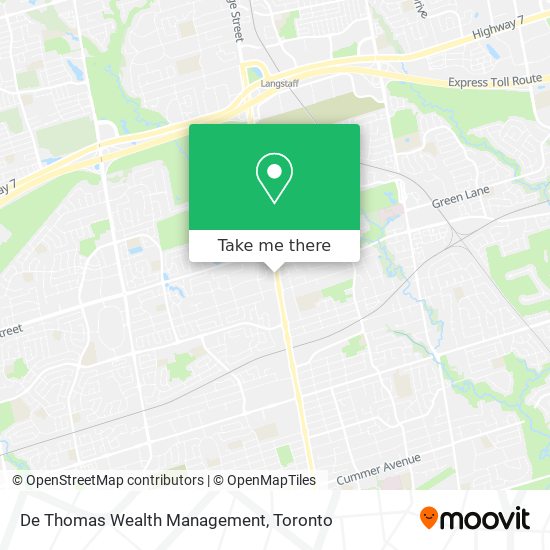 De Thomas Wealth Management map