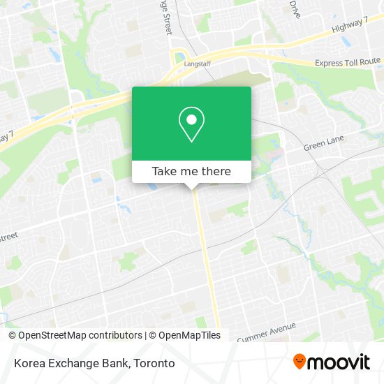 Korea Exchange Bank map