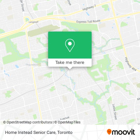 Home Instead Senior Care map