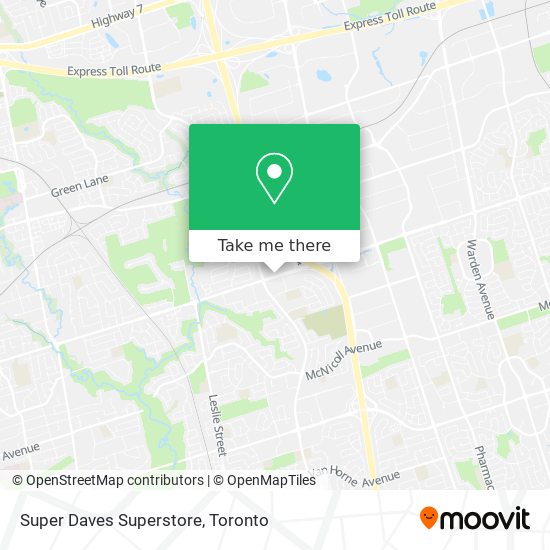 Super Daves Superstore map