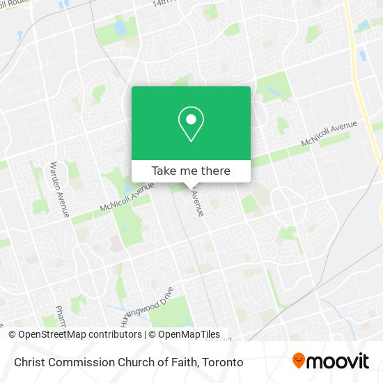 Christ Commission Church of Faith map