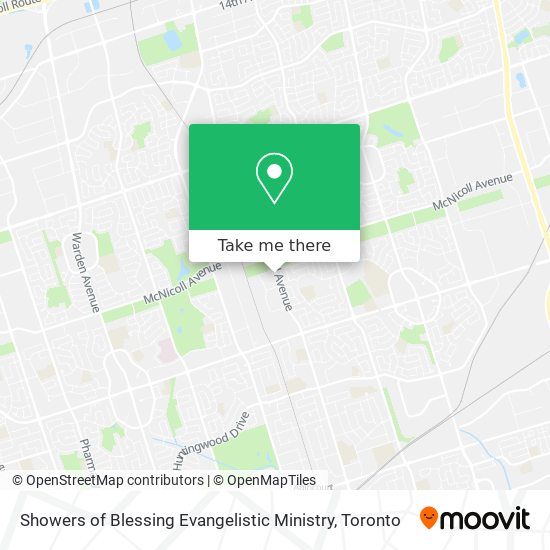 Showers of Blessing Evangelistic Ministry map