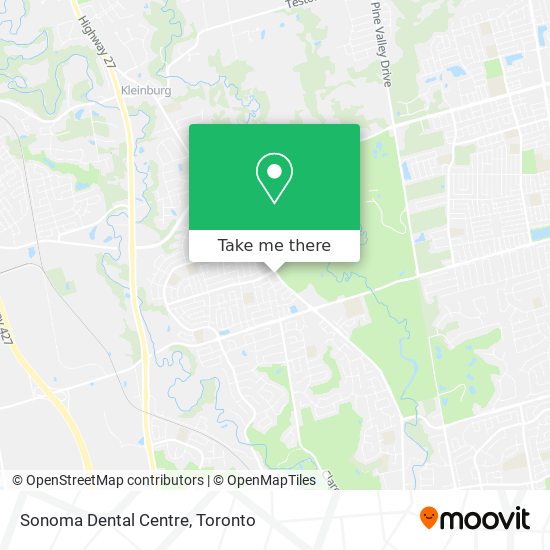 Sonoma Dental Centre map