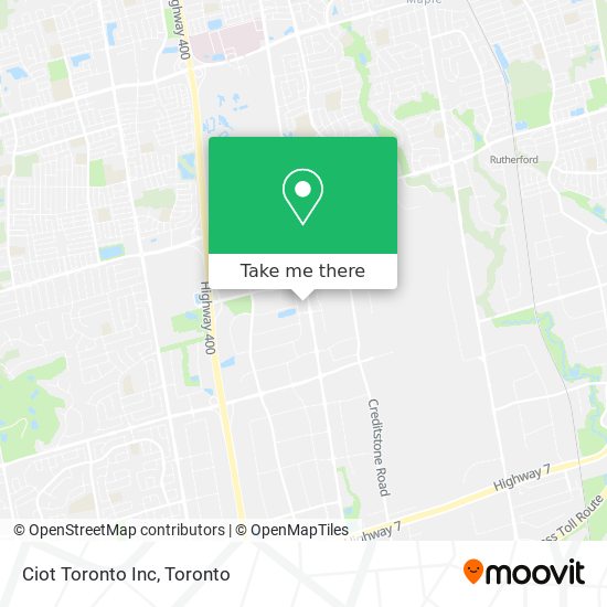 Ciot Toronto Inc map