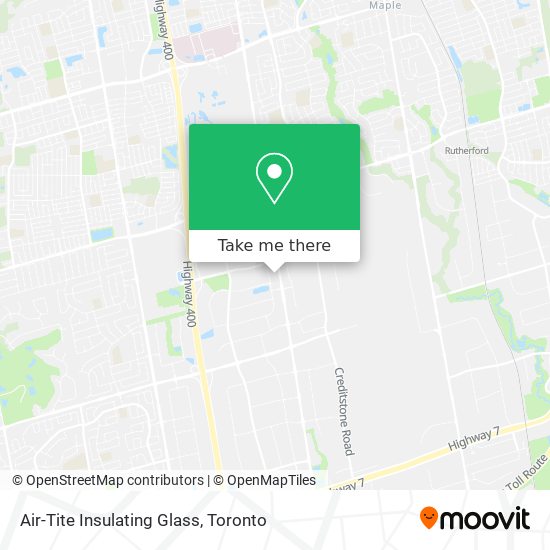 Air-Tite Insulating Glass map