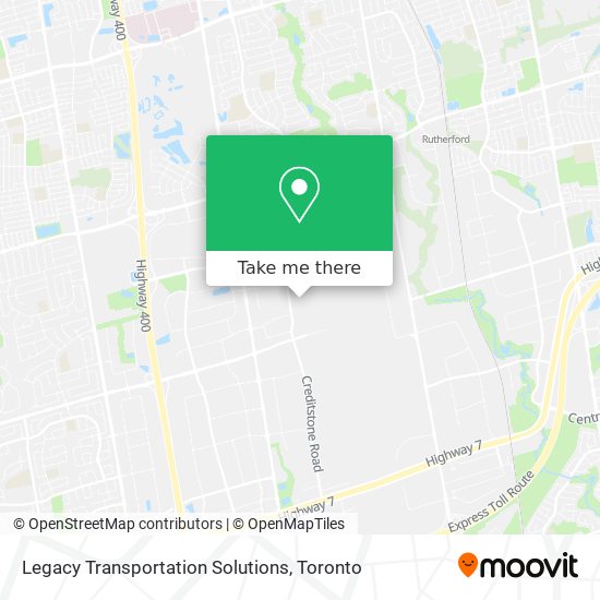 Legacy Transportation Solutions map