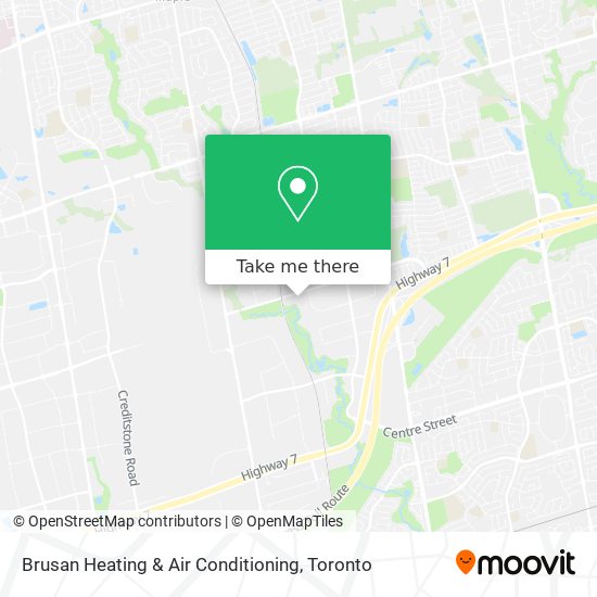 Brusan Heating & Air Conditioning map