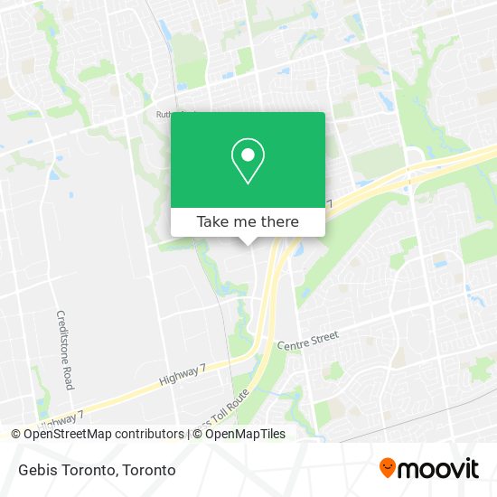 Gebis Toronto plan