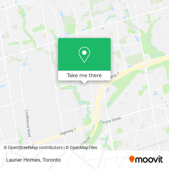 Laurier Homes map