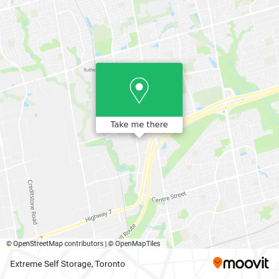 Extreme Self Storage map