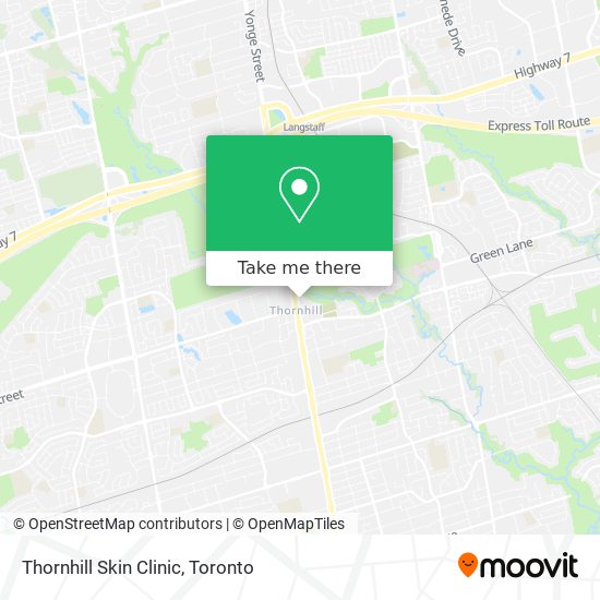 Thornhill Skin Clinic map