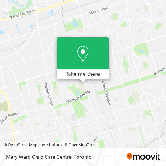 Mary Ward Child Care Centre map