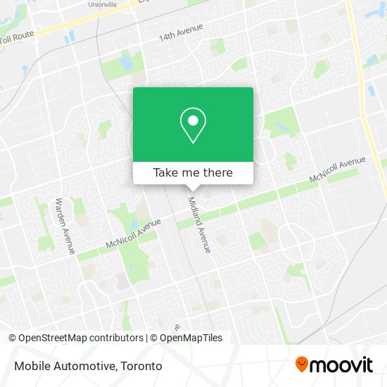 Mobile Automotive map