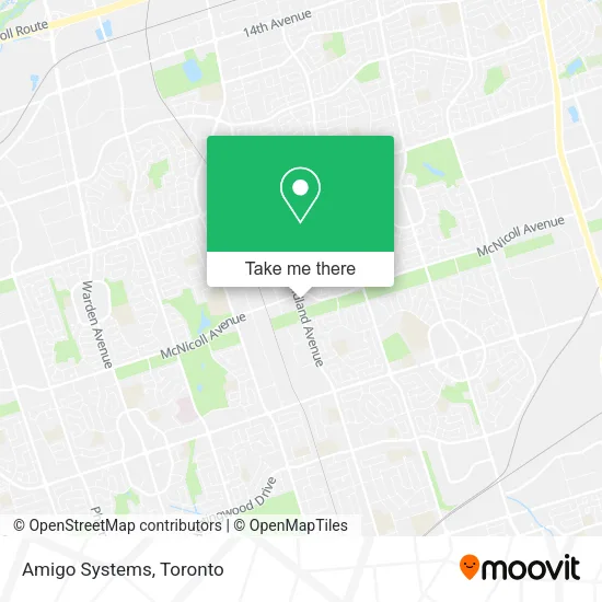 Amigo Systems map
