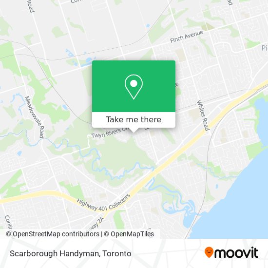 Scarborough Handyman map