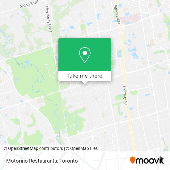 Motorino Restaurants map