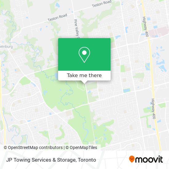 JP Towing Services & Storage map
