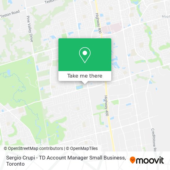 Sergio Crupi - TD Account Manager Small Business plan