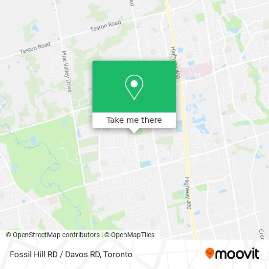 Fossil Hill RD / Davos RD plan