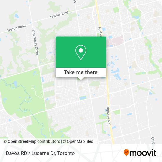 Davos RD / Lucerne Dr map