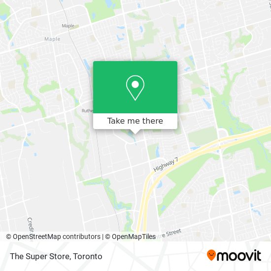 The Super Store map