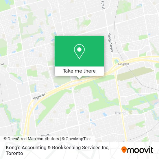 Kong's Accounting & Bookkeeping Services Inc map