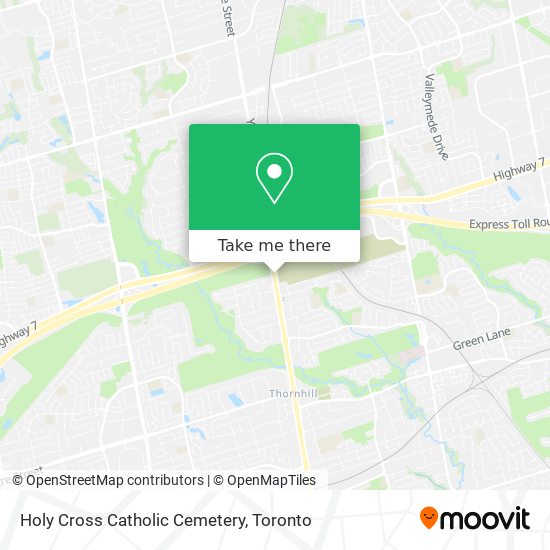 Holy Cross Catholic Cemetery map