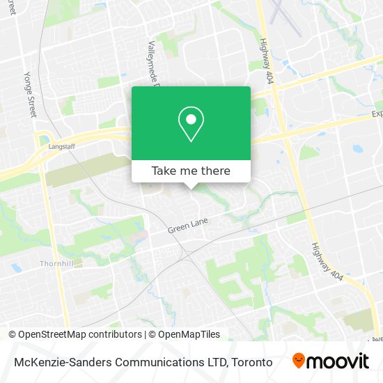 McKenzie-Sanders Communications LTD map