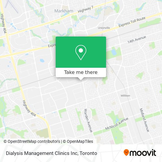 Dialysis Management Clinics Inc map