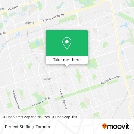 Perfect Staffing map