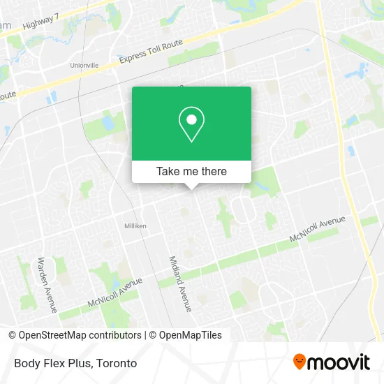 Body Flex Plus map