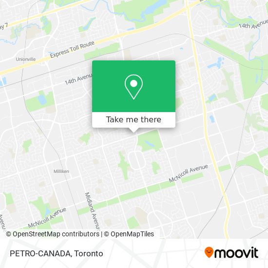 PETRO-CANADA map