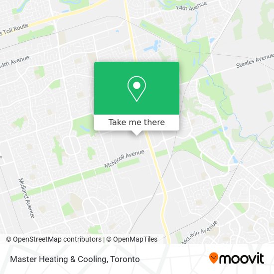 Master Heating & Cooling map