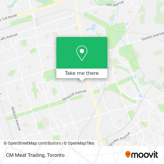 CM Meat Trading map