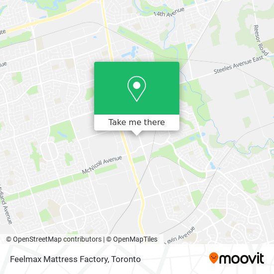 Feelmax Mattress Factory map