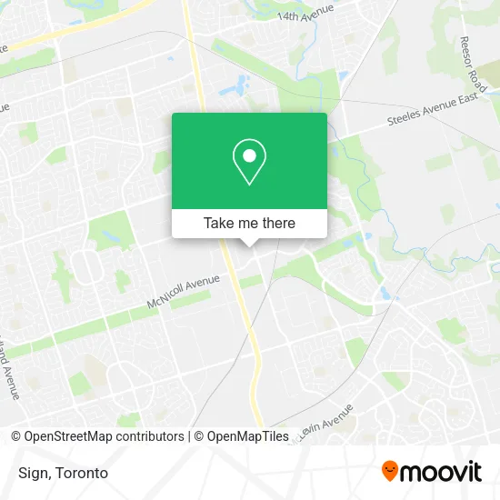 Sign map
